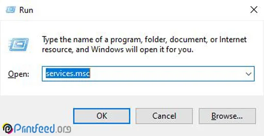 پیغام Unable to install driver of printer
