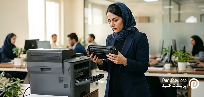 نحوه نگهداری کارتریج پرینتر لیزری در اداره