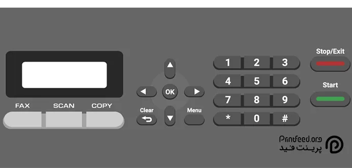 ریست درام پرینترهای برادر با LCD (با صفحهکلید عددی) ریست درام پرینترهای برادر با LCD (با صفحهکلید عددی)
