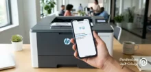 وصل کردن گوشی به پرینتر hp